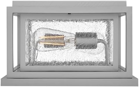 Hinkley Republic Small Pier Mount Lantern, Low Voltage Satin Nickel - Image 5