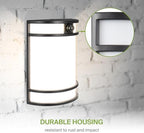ASD LED Outdoor Sconce Lights, Motion Sensor 3000K 4000K 5000K Black 4 Pack - Image 5