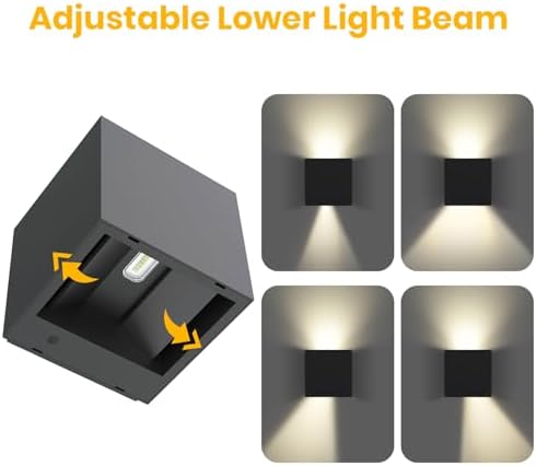 SOTTLOT Solar Wall Lights, Up and Down Solar Light Outdoor Waterproof - Image 3