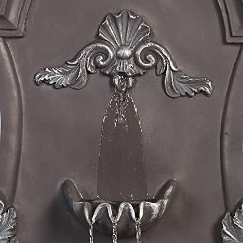 San Pablo Grey Ornate 33" Large Wall Outdoor Fountain by John Timberland - Image 3
