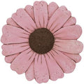Landoraloria Cement Flower Stepping Stone 10” Daisy Garden Path Stone for Yard & Walkway Handcrafted Non-Slip Outdoor Patio Decor Weather-Resistant Cement Stone (Pink) by Unknown