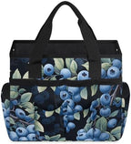 Fruits Blueberry Garden Tool Bag Tote for Men Women Multiple Pockets Wide Mouth Heavy Duty Waterproof Tool Organizer Bag for Outdoor Lawn Yard Portable Gardening Storage With Elasticbands by Unknown