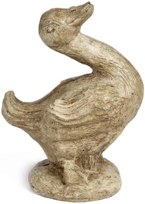 Solid Rock Stoneworks Baby Geese (Proud) Concrete Statue, 8" Tall, Buff Color by SolidRockStoneworksLLC