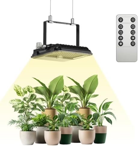 SANSI Dimmable 45W Full Spectrum LED Grow Light 3000K 5000K 660nm 730nm by SANSI