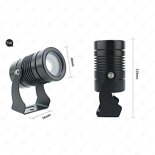 Spotlight Led Beam Light - Led Spot Lights, Exterior Wall Projector Lights, Long Distance Irradiation Narrow Beam Lamp, IP67 Waterproof Outdoor LED Spotlight, For Building Lighting ( Color : White Lig - Image 2