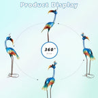 DREAMSOUL Metal Bird Garden Statues 30" Funny Patio Lawn Decor - Image 5