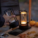 Rechargeable Cordless Small Metal Table Lamp, Stepless Dimming, 3-Color - Image 4