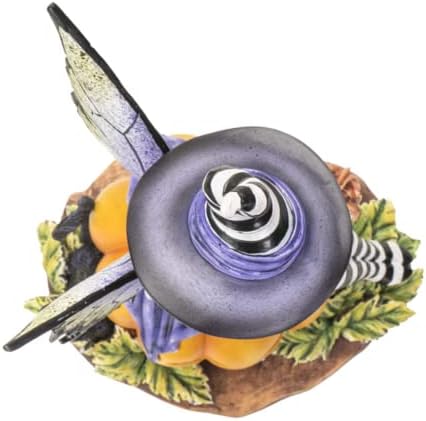 Pacific Giftware Fairy Witch on Pumpkin Figurine, Indoor/Outdoor Decor for Fairy Gardens, Halloween, and New HomeOwners, 5.5" X 4.5" X 8.25"Size - Image 7
