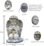 Solar Angel Garden Statues Outdoor,Garden Angel,Praying Angels Figurines - Image 3