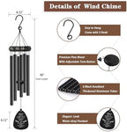 Soopau Memorial Gifts for Loss of Husband, Memorial Wind Chimes for Loss of Husband, Loss of Husband Sympathy Gift, Bereavement Remembrance Funeral Grief Gifts for Loss of Husband - Image 4