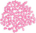 Colorful Glow in The Dark Garden Rocks,Outdoor Luminous Stones for Glow in the Dark Walkways, Artificial Landscape Rocks Night Guide Luminous Pebbles for Garden Lawn Path Yard Decor (600, Pink) by Unknown