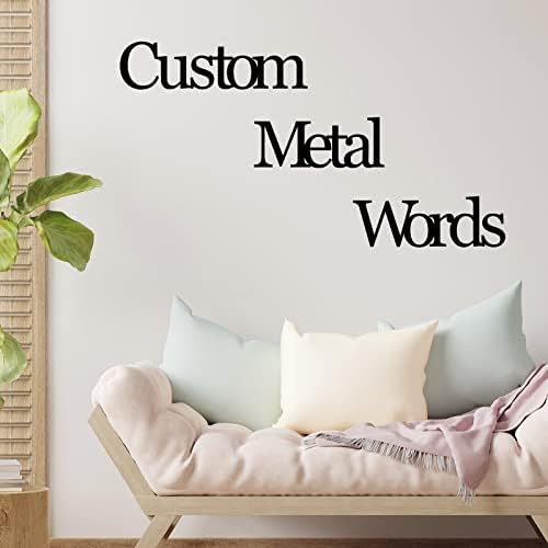 Personalized Metal Words, Custom Script Wall Lettering, Cursive Name or Text Sign for Bedroom, Nursery, Home, Office, Indoor or Outdoor Decor - Image 5