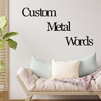 Personalized Metal Words, Custom Script Wall Lettering, Cursive Name or Text Sign for Bedroom, Nursery, Home, Office, Indoor or Outdoor Decor - Image 5