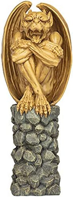 Design Toscano NG33967 Trystan, Gargoyle Sentry of the Night Sculpture,two tone stone - Image 7