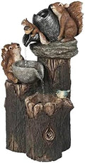 Water Fountains Indoor Desktop Fountain Outdoor Garden Decoration Fountain Indoor Fountain Resin Decoration with LED Lamp Animal Statue Home Garden Courtyard Decoration Tabletop Fountain by Unknown