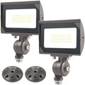 30W Outdoor LED Flood Light With 1/2" Knuckle Mount (Plate Included), 5000K Daylight 3600LM 120V, UL Waterproof LED Security FLood Lighting for Wall Wash /Sign/Flagpole/Tree/Yards/Advertising Boards by LEDLightingManufacturer