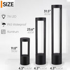 Outdoor LED Pathway Light Modern Landscape Bollard Fixture, Waterproof Aluminum Housing, Garden Lawn for Driveway, Courtyard, Walkway - Image 7