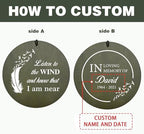 Personalized 30/36 inch Wind Chimes Memorial, Angel Wind Chimes - Image 6