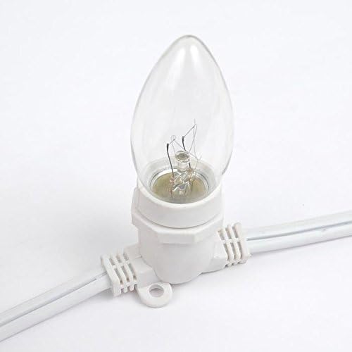 Novelty Lights 25 Feet Heavy Duty PVC Light String, 25 E17 Sockets - Image 5