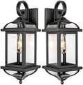 18” Black Porch Lights Outdoor Light Fixtures Enclosed Bottom by DiscoverBeautyofLighting