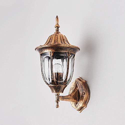 Vintage Metal Wall Lamp, Wall Mount Fixture Stylish Wall Sconces Wall Lighting Country Retro Style Glass Shade Sconce Lighting in Rust 1 Light 499054 - Image 2