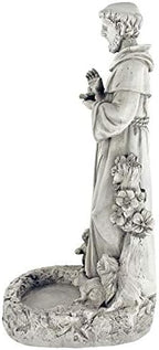 Design Toscano Francis of Assisi Reflection Pool Outdoor Garden Statue - Image 3