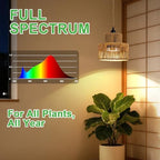Hanging Plant Light, 30W Full Spectrum Plant Growth lamp，4000k Plant Light, Suitable for Potted Plants, Tall Green Leafy Plants, with Timer - Image 4