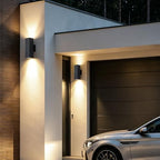 Modern Outdoor Wall Light Fixtures, 6 Pack Wall Light Fixtures with Up and Down 7W LED Bulbs, Wall Sconce for Porch, Garage, Garden - Image 5