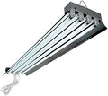 HTGSupply 4-Foot / 4-Tube High-Output T5 Fluorescent Grow Light Fixture, Bulbs Included by HTGSupply