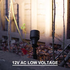 GOODSMAN Landscape Lighting 6PK Low Voltage Landscape Lights Led Low Voltage Landscape Spotlights 4.5W 205 Lumen Floodlights with Cable Connectors Metal Stakes 9127-96603-06A - Image 3