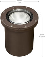 Kichler In-Ground Landscape Light, Architectural Bronze - Image 7