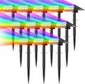 WENATY Solar Spot Lights Outdoor Color Changing 12 Pack Halloween Spotlight by WENATY