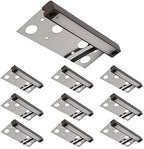 GKOLED 10-Pack Frosted Lens Hardscape Lighting, Retaining Wall Light, 6.8 Inches, Integrated 2700K LED Chips, LED Step Lights, Solid Die-cast Aluminum Housing, Low Voltage 12V AC/DC, UL Listed by GKOLED