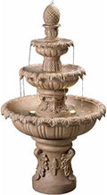 Kenroy Home Ibiza Classic Outdoor Floor Fountain, Sandstone, 45 Inch Height, 25.5 Inch Width, 25.5 Inch Depth by KenroyHome