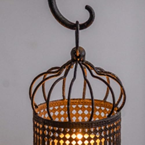 Birdcage Candle Holder Lantern with Stand, 16.14 in - Image 4