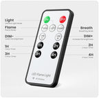 Hompavo 【Upgraded】 Flame Lights with Remote, Timer, 4-Mode Rechargeable - Image 6