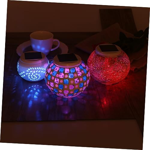 TOYANDONA Solar-Powered Glass Ball LED Garden Lights Waterproof Outdoor Solar Light Balls for Patio Lawn and Garden Decoration - Image 5
