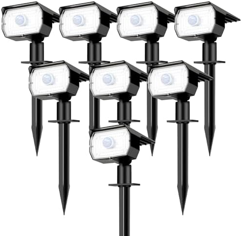 nipify Solar Lights Outdoor Waterproof, Motion Sensor Spot Landscape Light by Nipify