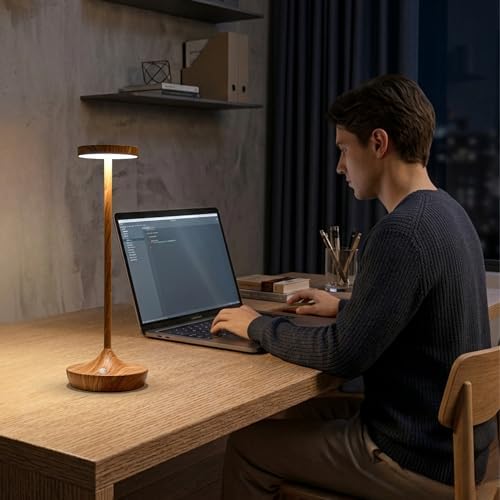 2 Pack Cordless Table Lamps, Rechargeable 6000mAh, 72H Runtime, Waterproof - Image 5