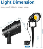 SUNVIE 24 Pack Low Voltage Landscape Lights LED Spotlights with Connectors - Image 5