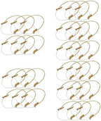 Healeved 30pcs Hemp Rope Jar Handles Wide Mouth Mason Jars Hangers for DIY Projects Wire Handles Burlap Rope by Healeved
