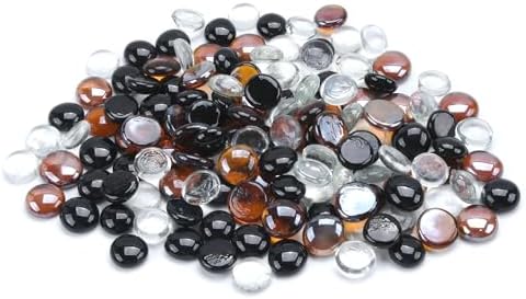 GasSaf 3/4 Inch Blended Fire Glass Beads for Outdoor Fire Pit, 20 Pound - Image 2