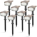 LEREKAM Solar Spot Lights Outdoor,40 LEDs Solar Outdoor Waterproof Landscape Lights with 3 Light Modes, Solar Powered Garden Yard Wall Lights Auto On,Off for Patio 8 Pack by LEREKAM