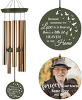Personalized Memorial Photo Wind Chimes Forever in Heart by ExtrabilyOfficial