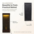 Bumilgar 39.57 in Indoor Outdoor Wall Mounted Waterfall Fountain Copper - Image 6