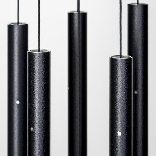 Shenandoah Melodies by Wind River – 26 inch Black Wind Chime for Patio, Backyard, Garden, and Outdoor décor (Aluminum Chime) Made in the USA - Image 4