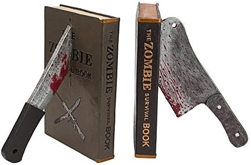 Design Toscano Dead Read, Bloody Zombie Sculptural Bookends, 11 inch - Image 3