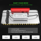 AGLEX K1000 LED Grow Light, Grow Light with Daisy Chain & Dimmable, Full Spectrum Plant Grow Lights for Hydroponic Indoor Plants Seeding - Image 5