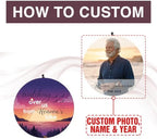 Personalized Memorial Wind Chimes Gift for Heaven Mom Dad - Image 2