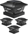 Davinci Renaissance Solar Outdoor Post Cap Lights, 4x4 5x5 6x6, Bright, 4PK by DavinciLighting